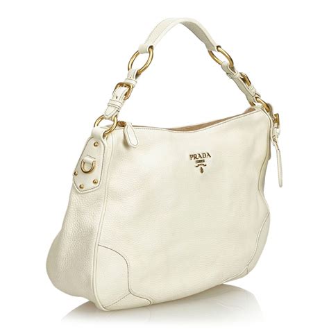 white bag prada|vintage white prada bag.